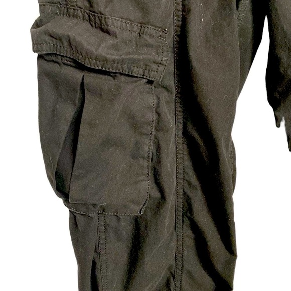 DIVIDED H&M Black Cotton Cargo Elastic Waist Pants - Picture 9 of 9